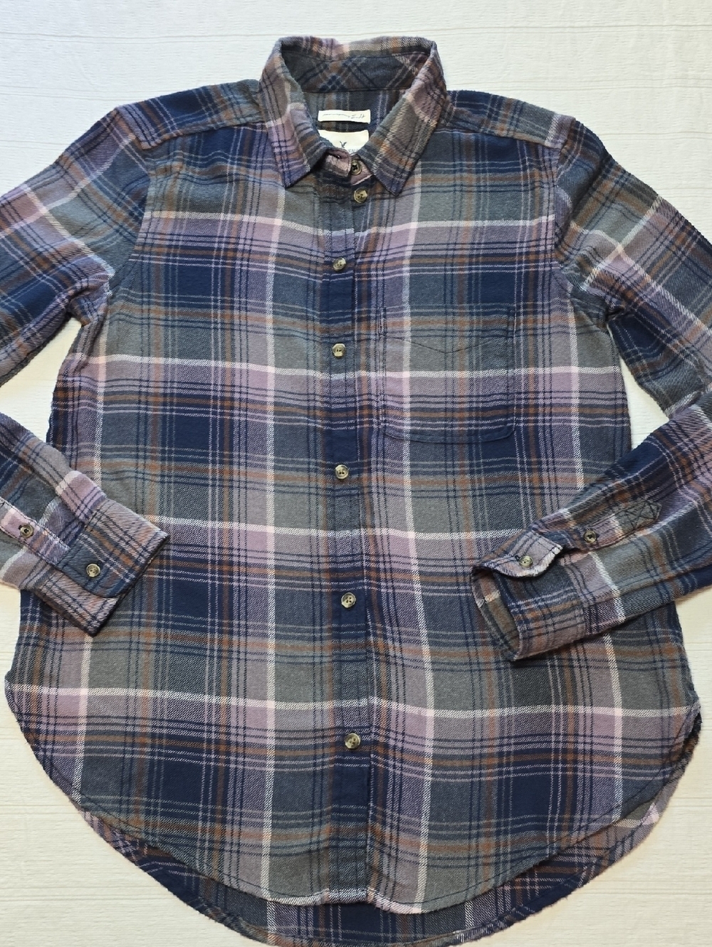 American Eagle Outfitters Boyfriend Fit Flannel Women's Size Small